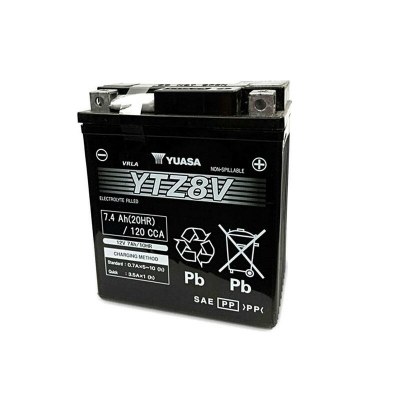 Yuasa battery YTZ8V Wet charged (cargada y activada) YTZ8V