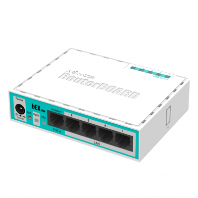 Router Mikrotik Hex Lite RB750R2 5 Puertos/ RJ45 10/100/ PoE