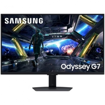 Smart Monitor Gaming Samsung Odyssey G7 G70D S27DG702EU 32/ 4K/ 1ms/ 144Hz/ IPS/ Multimedia/ Regulable en altura/ Smart TV/ Negro