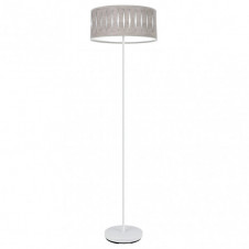 Pie Salon Piron 1xe27 Blanco/cemento Gris 165x40x40 Cm