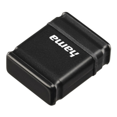 Hama Smartly Memoria Pendrive USB 2.0 con Tapa - 64GB de Capacidad - 15Mb/s de Transferencia - Color Negro