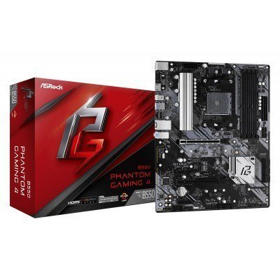 Placa base asrock am4 b550 phantom gaming 4 atx - 4xddr4 - 6xsata6 - 1xusb 3.2 - 2xusb 2.0 90 - mxbcy0 - a0uayz