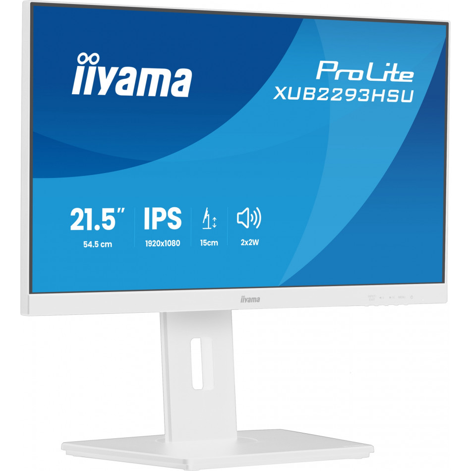 ProLite XUB2293HSU-W7 pantalla para PC 54,6 cm (21.5") 1920 x 1080 Pixeles Full HD LED Blanco