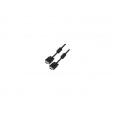 CABLE AISENS SVGA CON FERRITA CONECTORES TIPO D-SUB HDB15 MACHO DOBLE APANTALLADO 6M NEGRO A113-0073