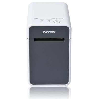 Brother TD2125N Impresora Termica de Etiquetas USB, LAN - Resolucion 203ppp - Velocidad 152,4mms - Color Blanco/Gris