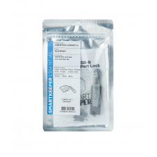 Smartkeeper BL04PKGY bloqueador de puerto Bloqueador de puerto + clave USB Tipo B Gris Plástico 1 pieza(s)
