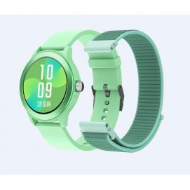 Reloj Smartwatch SPC SMARTEE DUO VIVO 9651V, 1.27 pulgadas, autonomía 8 días, 2 correas, 100 modos, IP68, verde
