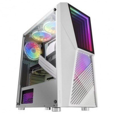 Caja Gaming Semitorre Mars Gaming MC777/ Blanca