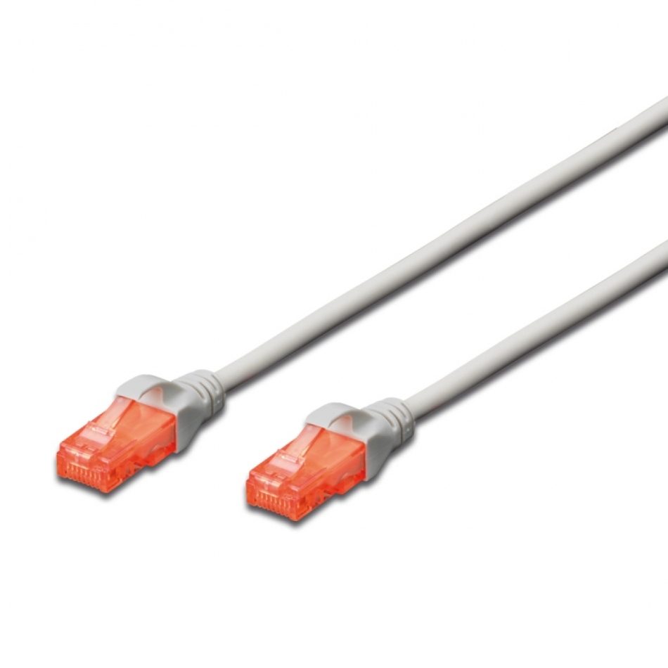Ewent - IM1016 Cable de Red CAT 6 U/UTP 2 m white
