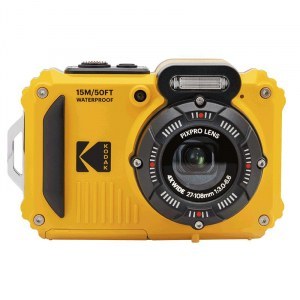 Cámara Kodak WPZ2WH acuática AMARILLO ZOOM OPTI X4