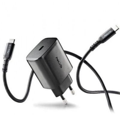 Cargador de Pared GaN NGS Bud 45W/ 1xUSB Tipo-C/ 45W