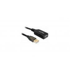 DeLOCK cable USB 2.0 USB Tipo A 20 m Negro