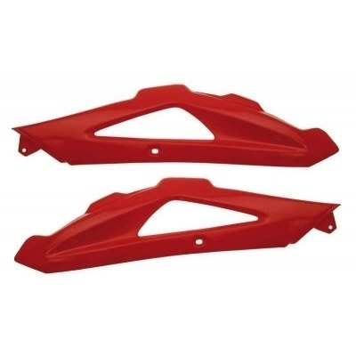 Plásticos laterales de radiador superiores UFO Husqvarna rojo HU03321-062 HU03321#062