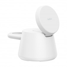 Belkin WIZ052kqWH Smartphone, Auriculares, Reloj inteligente Blanco USB Cargador inalámbrico Carga rápida Interior