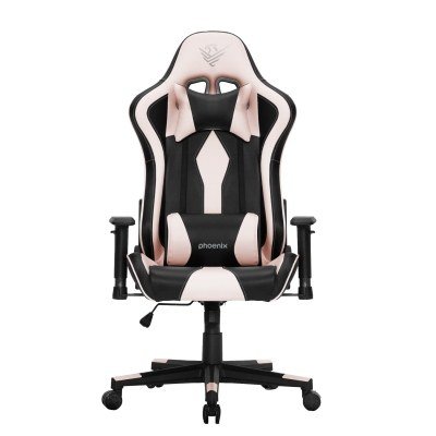 Silla gaming tournament cuero pu rosa