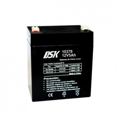 Bateria PLOMO 12V 5Ah AGM 90x70x101mm DSK
