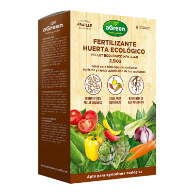 Fertilizante huerta pellet eco 2,5 kg