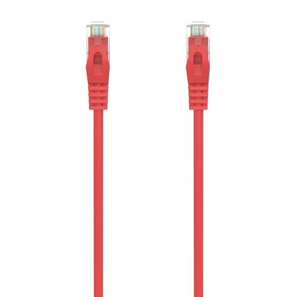 AISENS - CABLE DE RED LATIGUILLO RJ45 LSZH CAT.6A 500 MHZ UTP AWG24, R