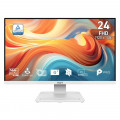 Monitor MSI PRO MP241W E14V, 23,8 pulgadas, Full HD, VA, 144 Hz, 1 ms MPRT, HDMI, DisplayPort, FreeSync, blanco