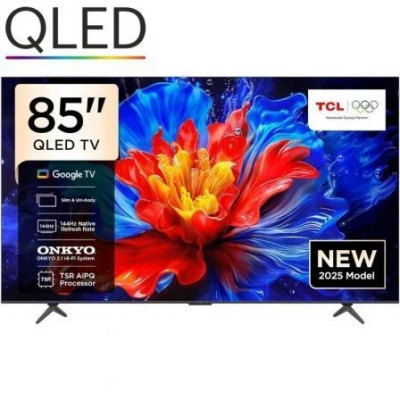 Televisor TCL QLED 85P8K 85/ Ultra HD 4K/ Smart TV/ WiFi