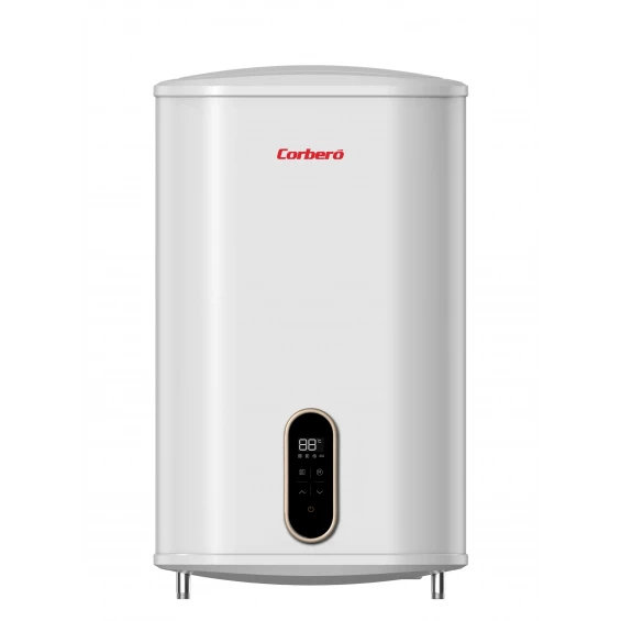 Termo eléctrico doble tanque Corberó CTM755FL, 74 litros, 2.000 W, multiposición, clase B, blanco mate