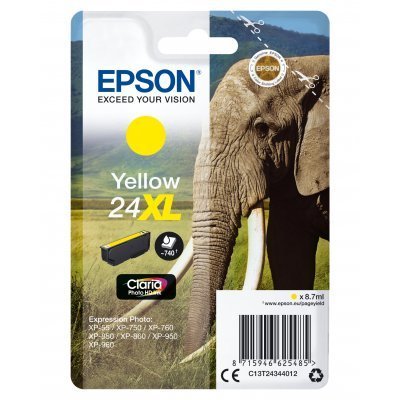Epson T2434 (24XL) Amarillo Cartucho de Tinta Original - C13T24344012