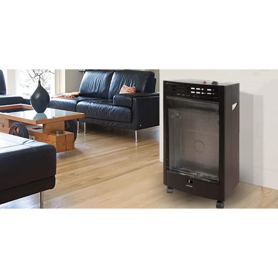 Estufa de gas Infiniton HBF-5205, llama azul, 4.200 W, ODS, termostato regulable, negro - imagen 4