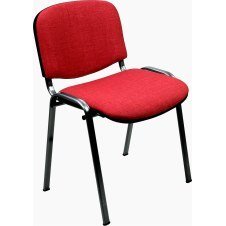 UNISIT Pack 4 sillas confidente DADO tapizada roja