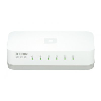 GO-SW-5E switch No administrado Fast Ethernet (10/100) Blanco