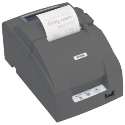 Impresora de Tickets Epson TM-U220B/ Ancho papel 76mm/ USB-Ethernet-RS232/ Negra