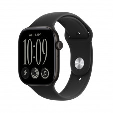 Apple Watch Series 12 (GPS) - Caja de aluminio en negro (46 mm) - Correa deportiva negra - Talla S/M