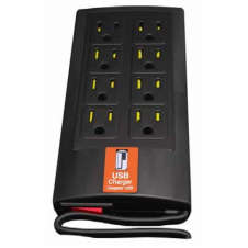 SUPRESOR DE PICOS COMPLET 8 SALIDAS 1 PUERTO USB 84 JOULES