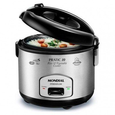 OLLA ELÉCTRICA MONDIAL PE-01 PRACTIC 10 - 700W - RECIPIENTE EXTRAIBLE 1.8L - FUNCIÓN COCCIÓN Y MANTENIMIENTO CALOR - INCLUYE RECETARIO