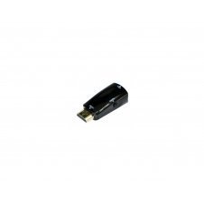 Adaptador gembird hdmi macho a vga hembra negro A-HDMI-VGA-02