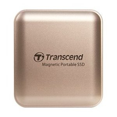 DISCO SSD EXTERNO 1TB TRANSCEND MAGNETICO (MaGSAFE) USB-C READ/WRITE 2000MB/s COLOR DORADO
