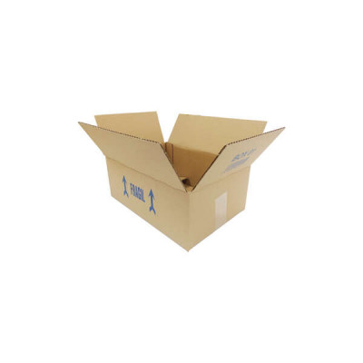 Pack de 20 cajas de Cartón 35x24x13 cm Canal 5 - Alta Resistencia, Canal 5 mm, Máxima Protección