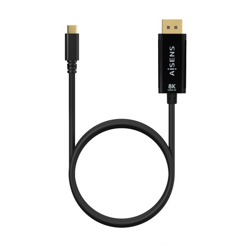 AISENS - CABLE CONVERSOR USB-C A DISPLAYPORT 8K@60HZ, USB-C/M-DP/M, NE