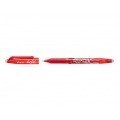 Pilot Boligrafo de gel borrable Frixion Ball - Punta de bola redonda 0.7mm - Trazo 0.4mm - Grip ergonomico - Color Rojo