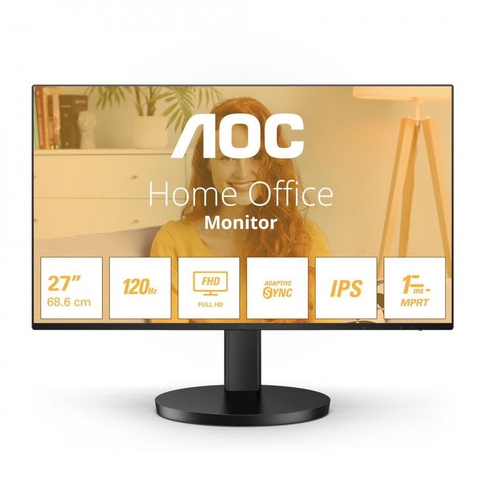 B3 27B3HA2 pantalla para PC 68,6 cm (27) 1920 x 1080 Pixeles Full HD LED Negro
