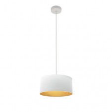 Colgante Anuska 1xe27 Blanco/blanco-oro Regx30x30 Cm