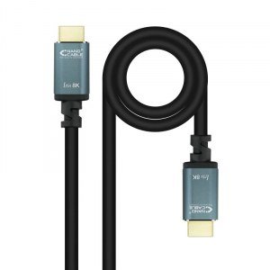 Cable HDMI Nanocable, V2.1, IRIS, 8K, A/M-A/M, 2 metros