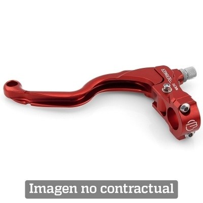 Tirador de embrague a cable para Harley Davidson. Sin maneta. Color ROJO. (CCHR) CCHR