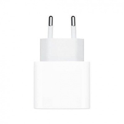 Cargador original apple 20w usb tipo c carga rapida - blanco - no incluye cable