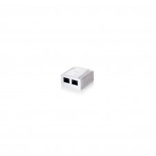 ROSETA DE SUPERFICIE CAT 5E 2 HEMGRAS RJ45 EQUIP 235112