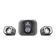 Mini Altavoces NGS 2.1 20W USB 3.5mm Negros (COMET2.1)