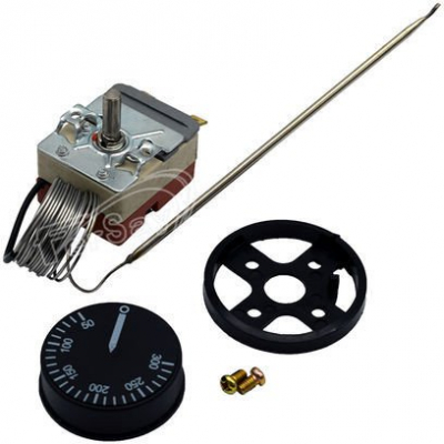 Termostato Standar Horno 50-320º eje corto 15mm 250VAC 16Amp