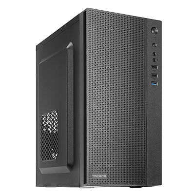 Tacens Anima AC5 Minitorre - Frontal con Malla Completa - Soporte MicroATX/Mini-ITX - Estetica Minimalista y Elegante - 2 Bahias - 291x188x345mm - Color Negro