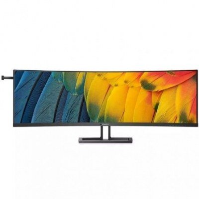 Monitor Profesional Curvo Philips 45B1U6900C 44.5/ Dual QHD/ Multimedia/ Negro