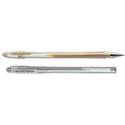 BOLIGRAFO PILOT G-1 07 ORO/PLATA D/60