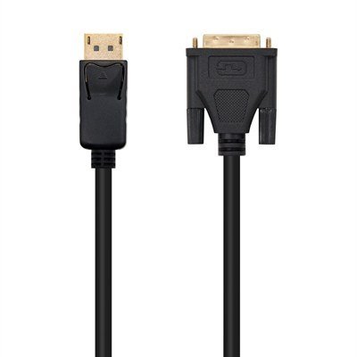Cable displayport a dvi nanocable 2m negro - macho - macho